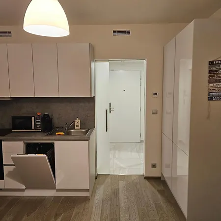 Centre New Quiet Stylish & Parking Near O2 Arena - Platce Dph - With Large Glass Balcony * Prag